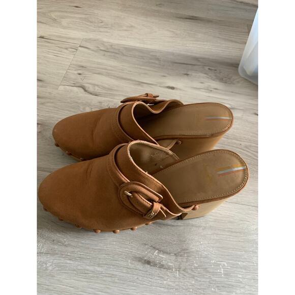 Sam Edelman Nyla Block Heel Platform Clogs Size 11 - Picture 2 of 4